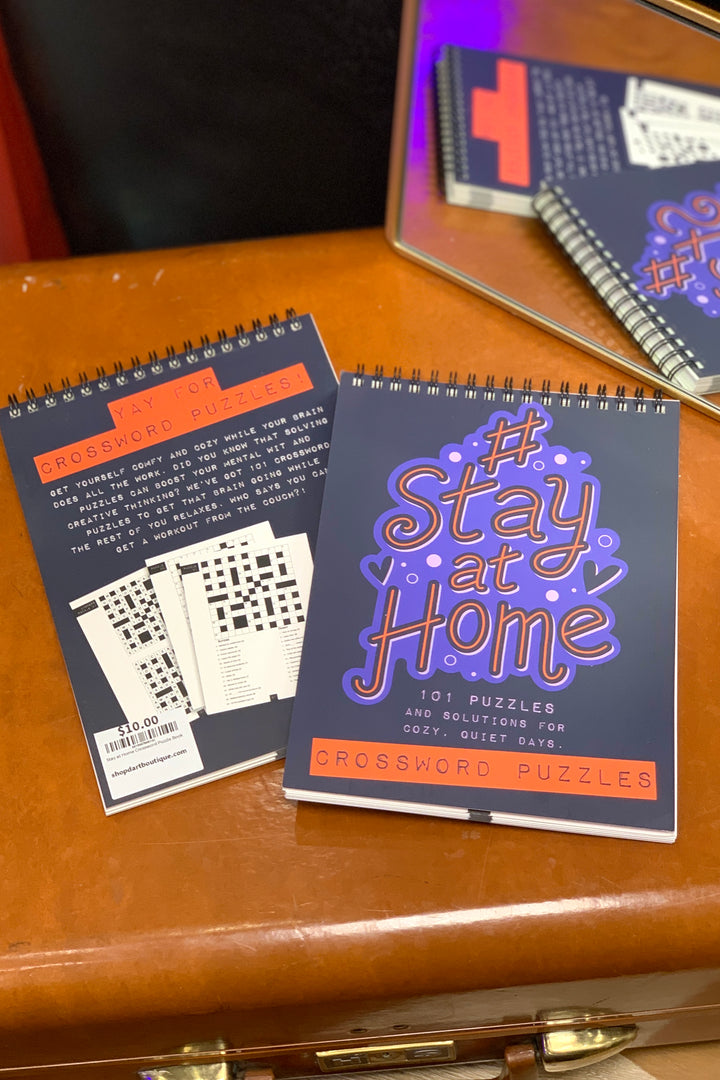 Stay at Home Crossword Puzzle Book