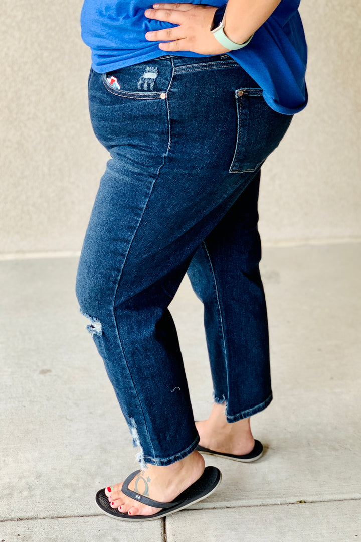 Robin Cropped Straight Leg Jeans