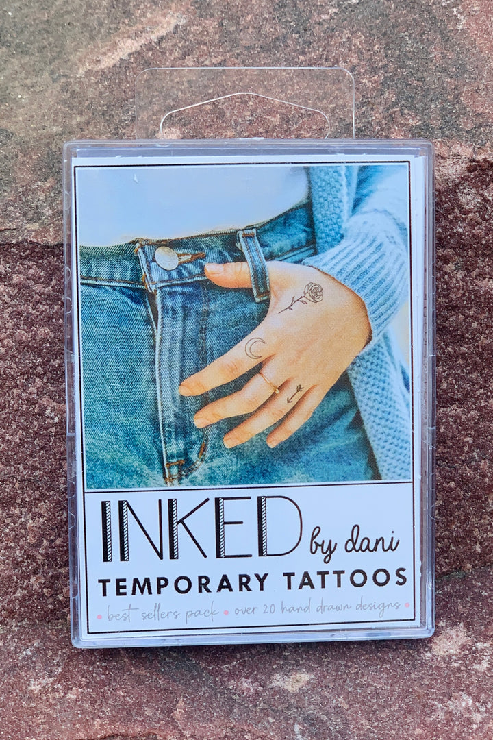 Best Sellers Temporary Tattoo Pack