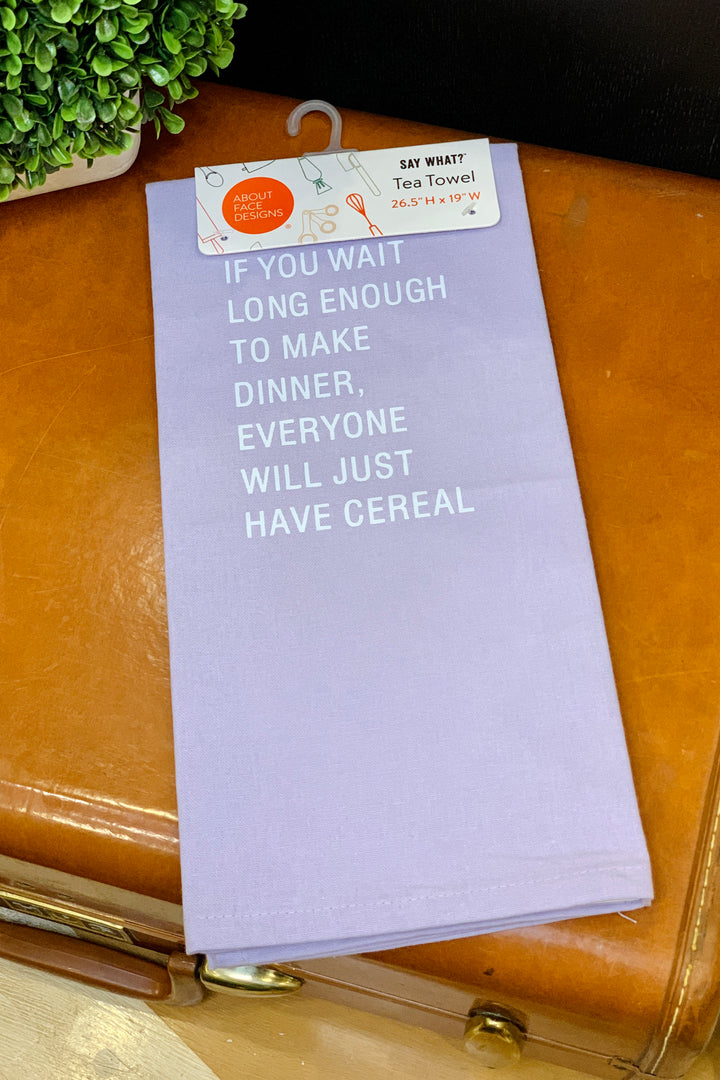 Just Have Cereal Tea Towel