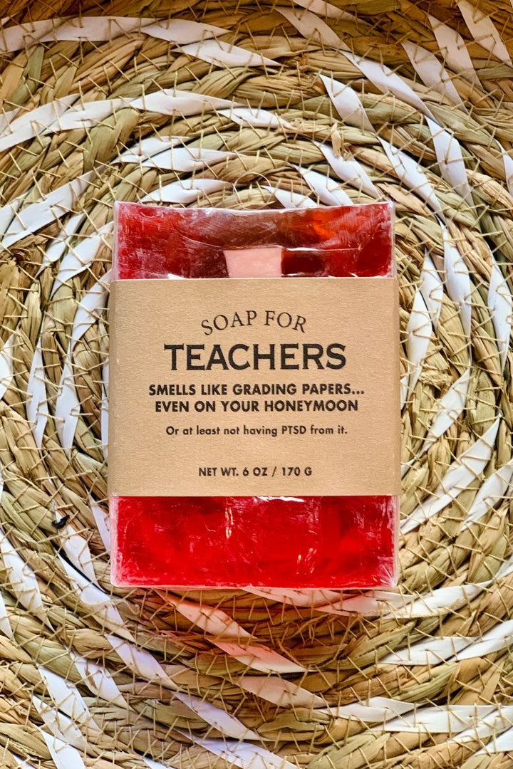 Whiskey River Bar Soap - Teachers