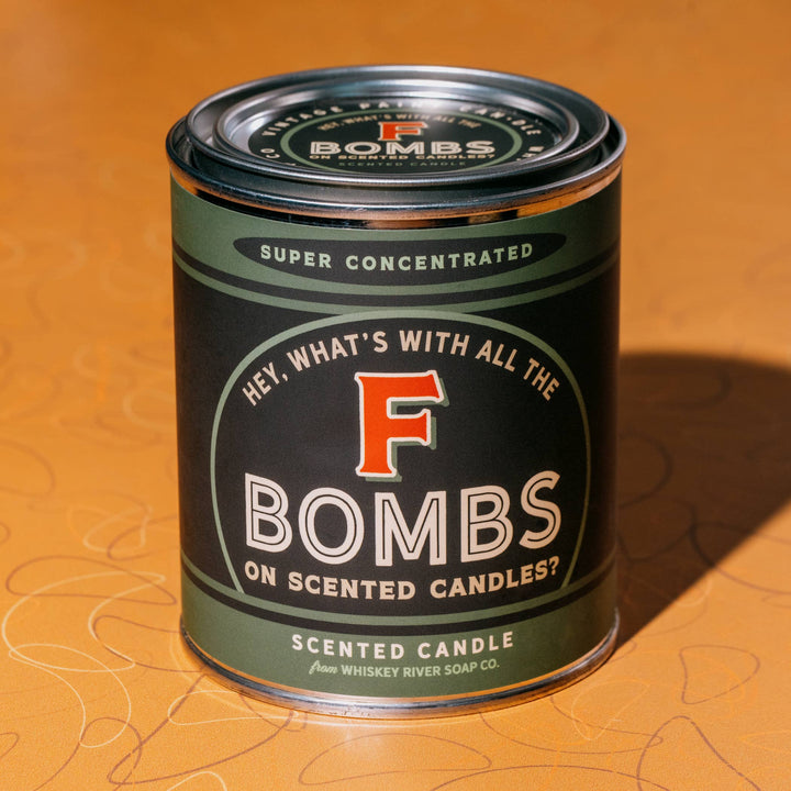 F Bombs Vintage Paint Can·dle