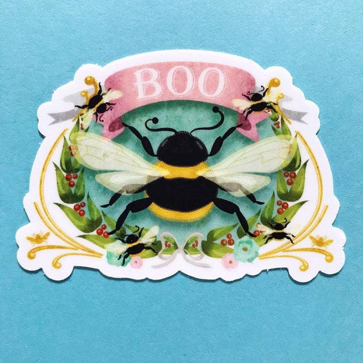 Boo Bee Vinyl Sticker