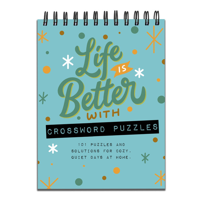 Life is Better with Crossword Puzzles Book