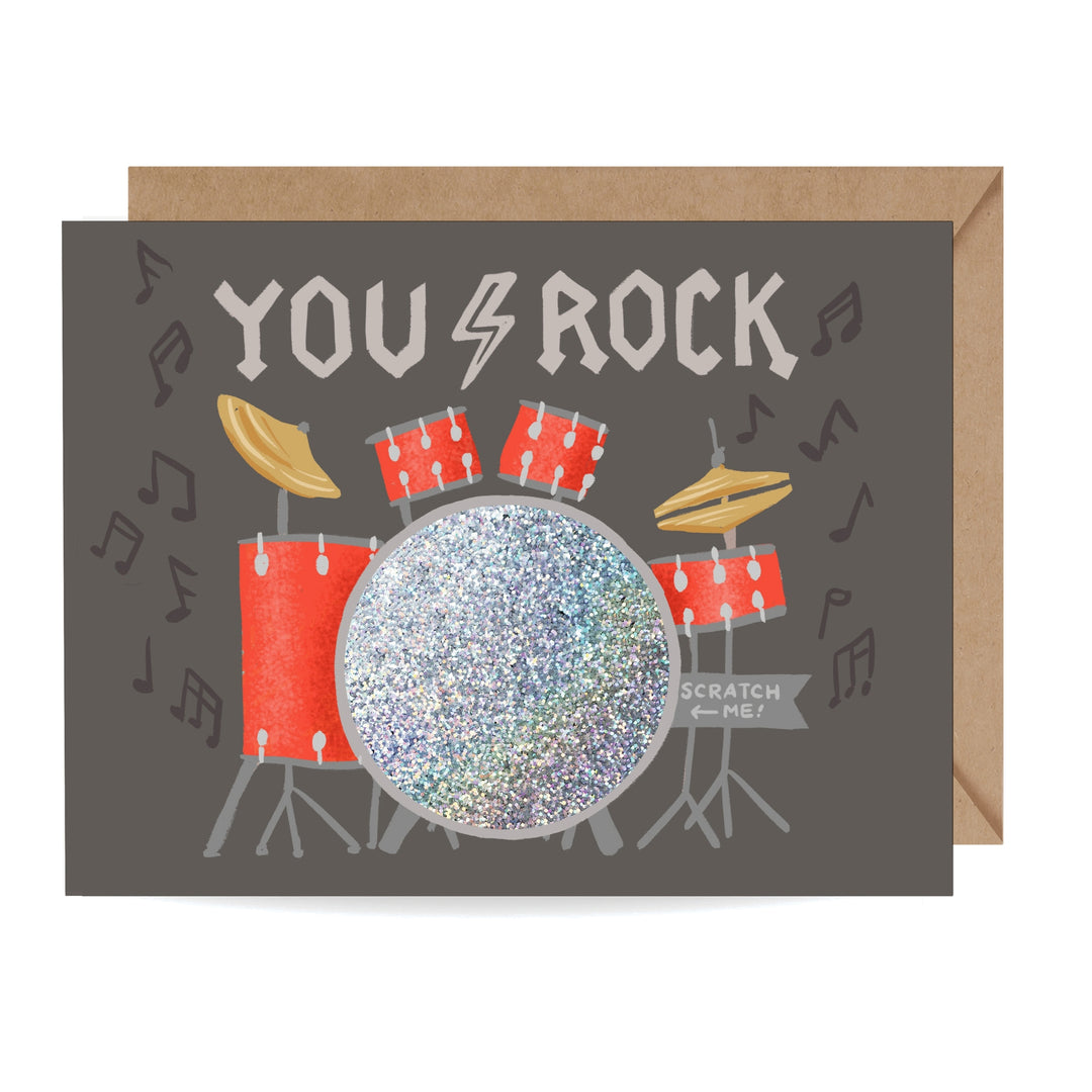 You Rock Scratch-Off Greeting Card