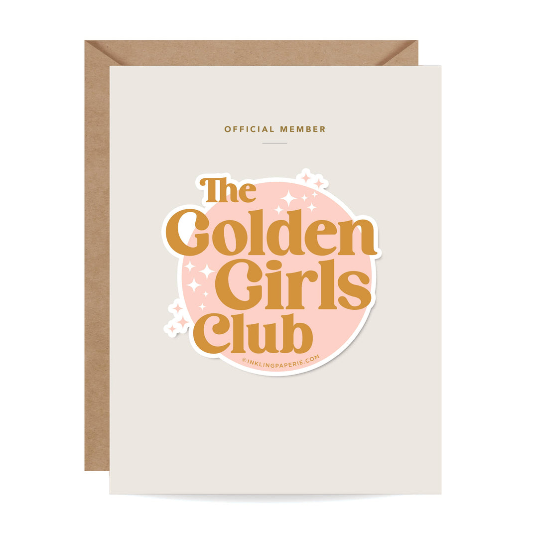 Sticker Card - Golden Girls Club