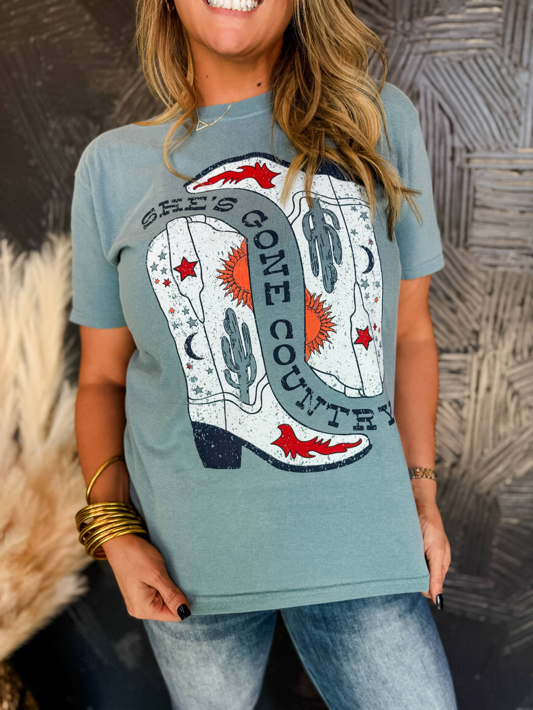 She's Gone Country Graphic Tee