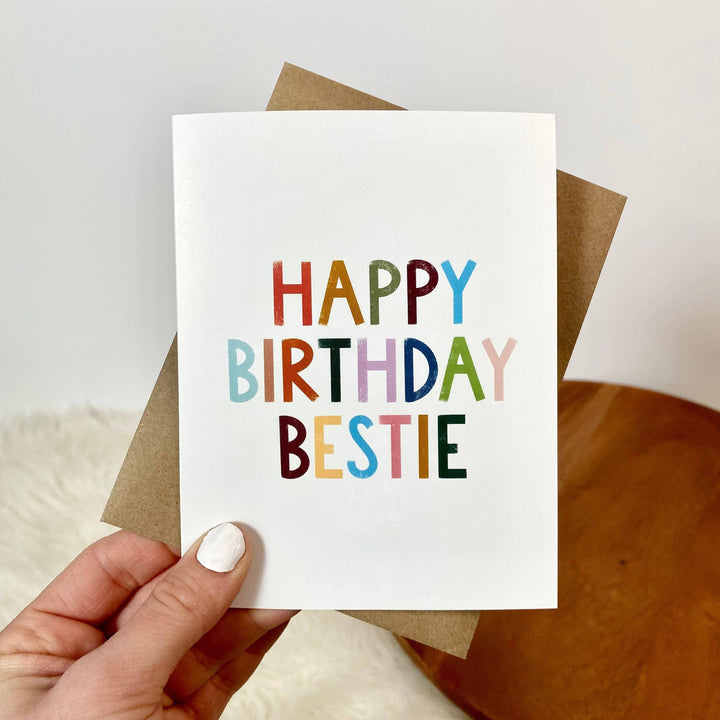 Happy Birthday Bestie Card