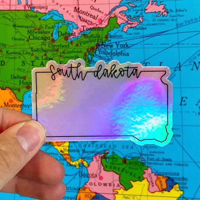 South Dakota Holographic Sticker