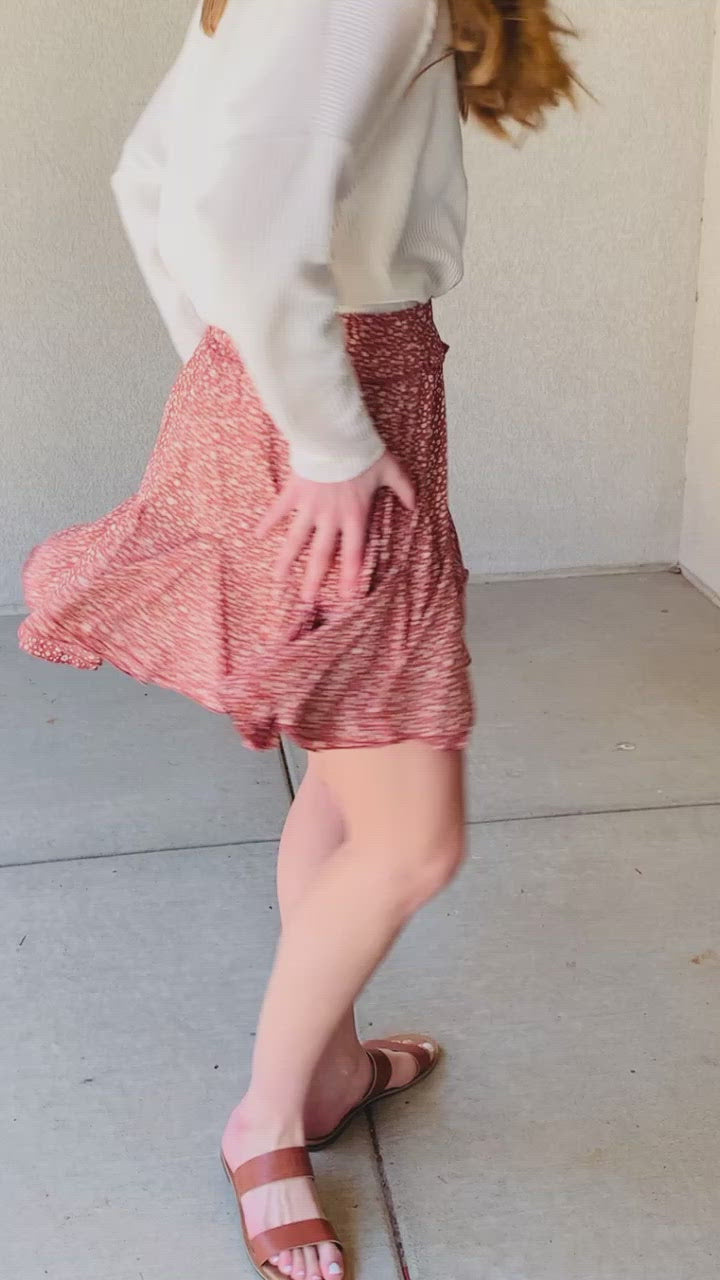 Rosie Tiered Mini Skirt