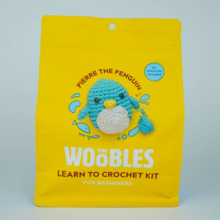 The Woobles Crochet Kit - Pierre the Penguin