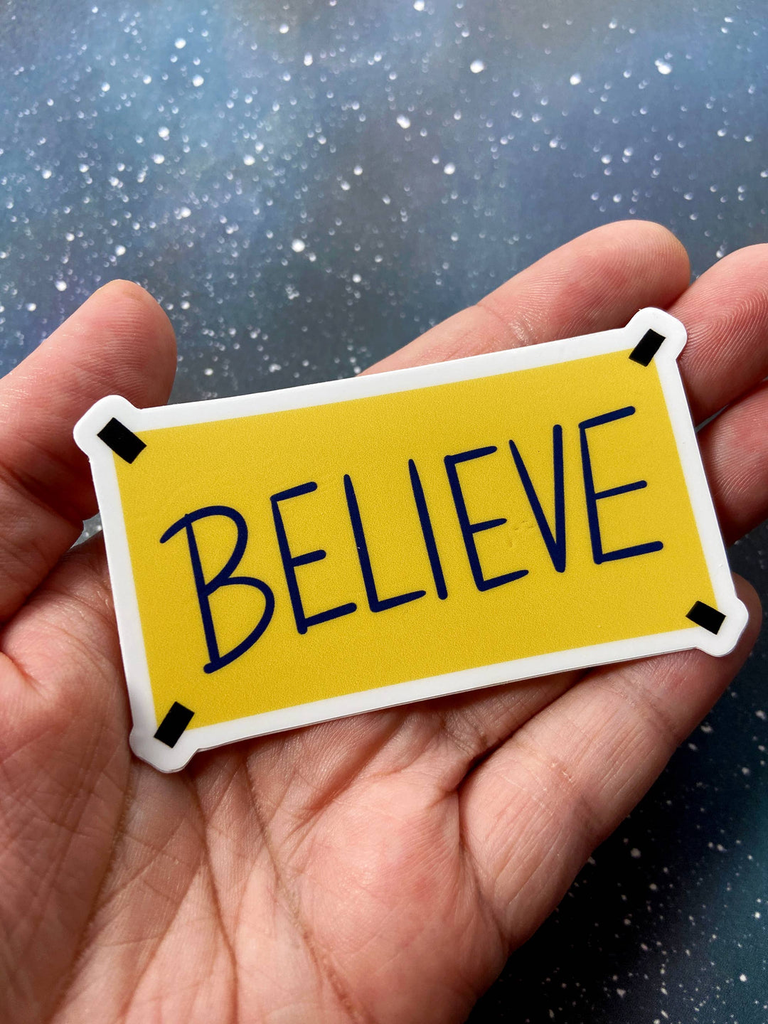 "Believe " Ted Lasso Locker Room Sign - Sticker