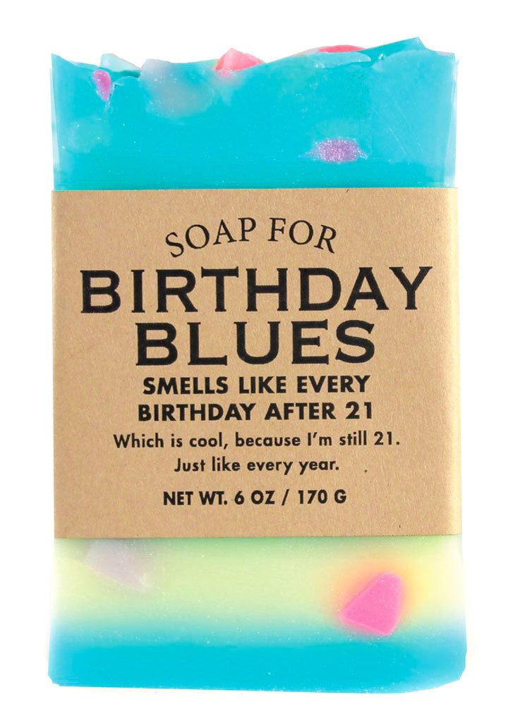 Whiskey River Bar Soap - Birthday Blues