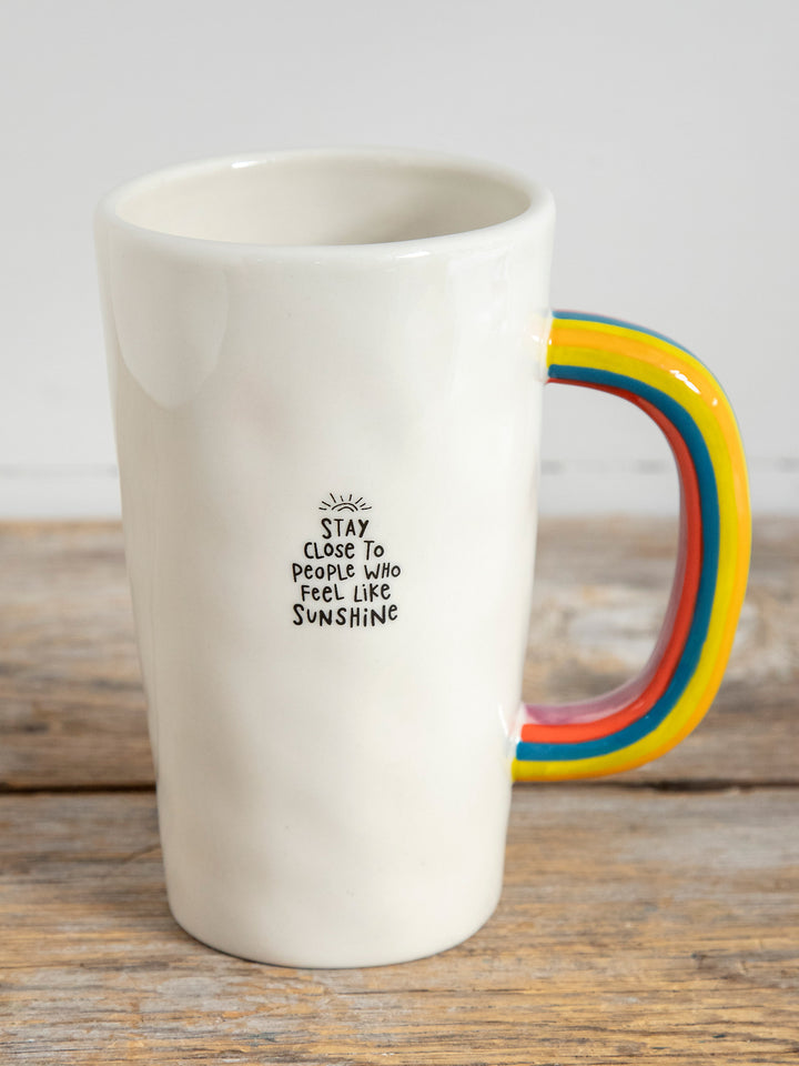 Rainbow Latte Mug - Stay Close