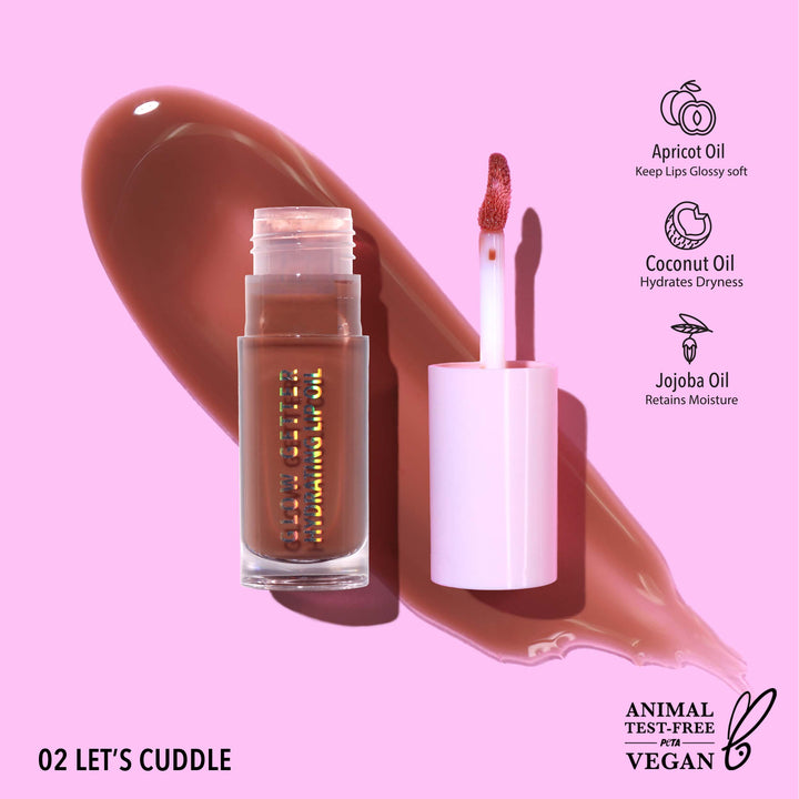 Glow Getter Hydrating Lip Oil (002 / Let's Cuddle)