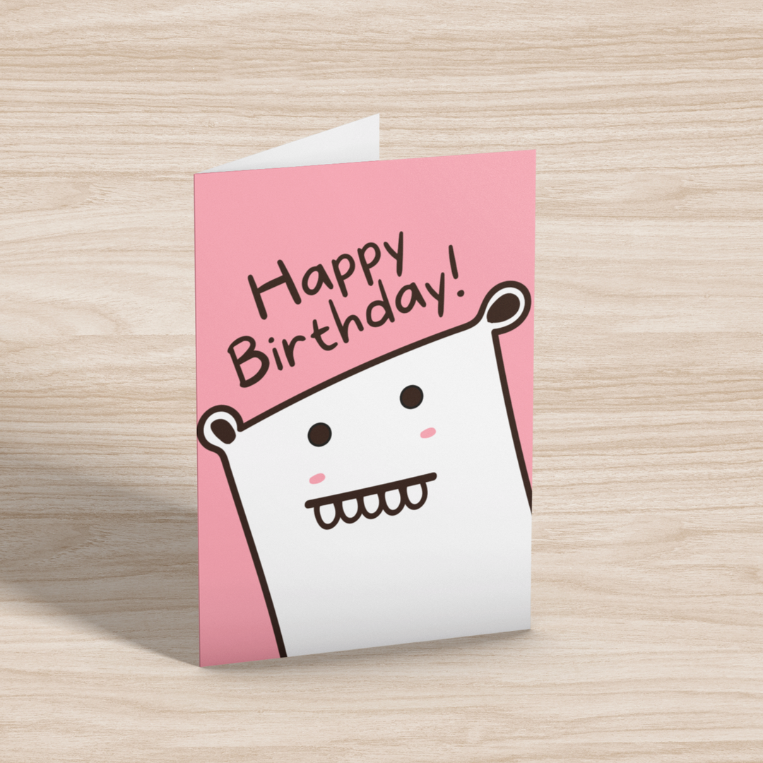 Funny Monster Greeting Card