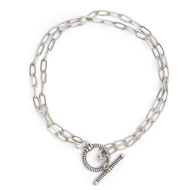 Double Layer Toggle Bracelet