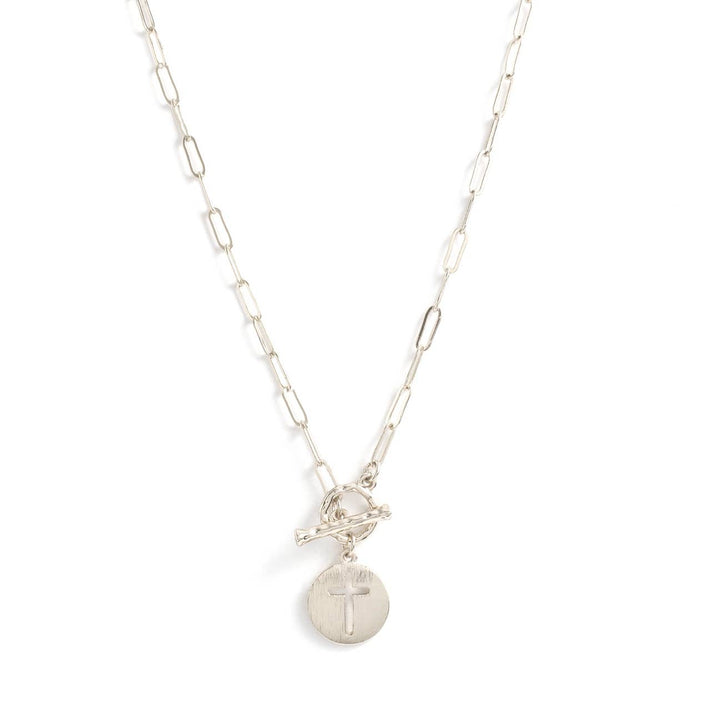 Cross Toggle Necklace