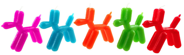 Ballon Dog Candles