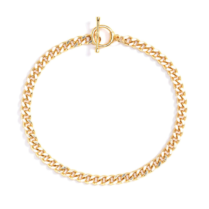 Flat Cable Chain Bracelet