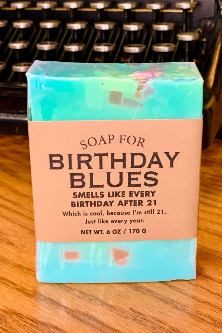 Whiskey River Bar Soap - Birthday Blues