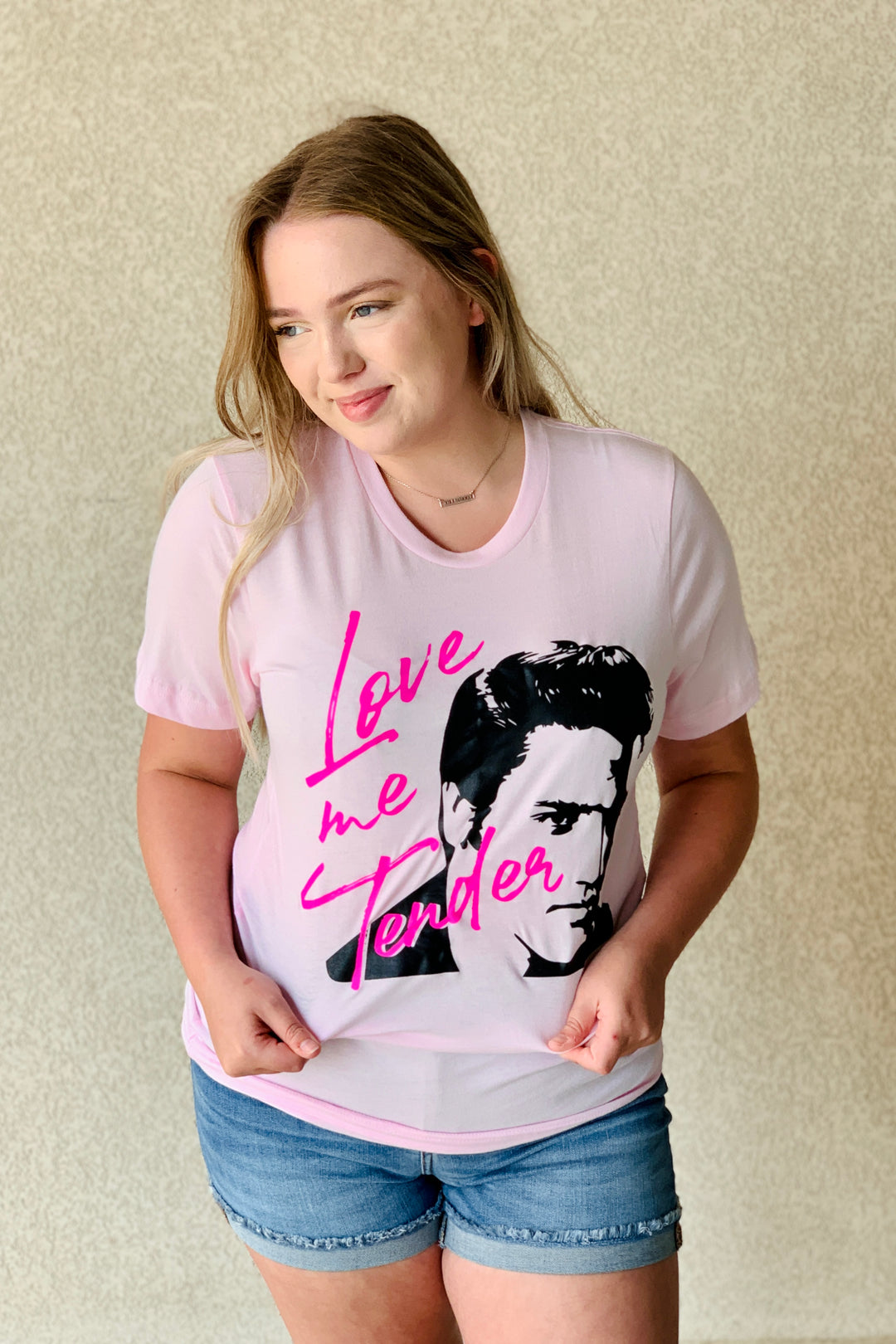 Love Me Tender Elvis Graphic Tee