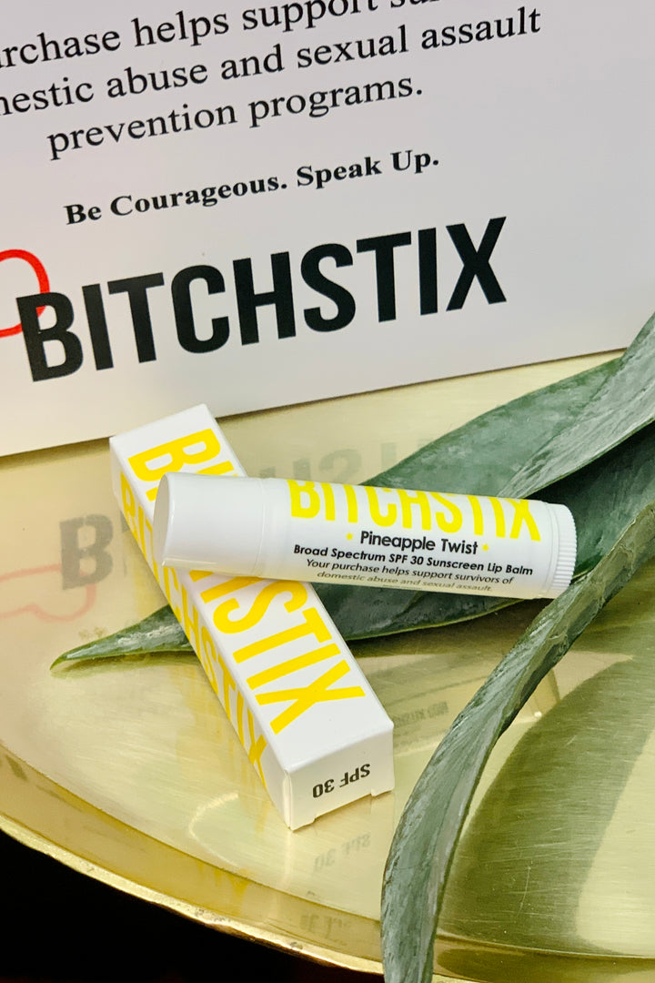 Bitchstix SPF 30 Lip Balm - Pineapple Twist