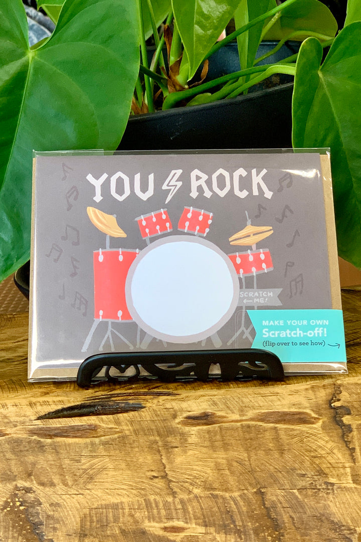 You Rock Scratch-Off Greeting Card