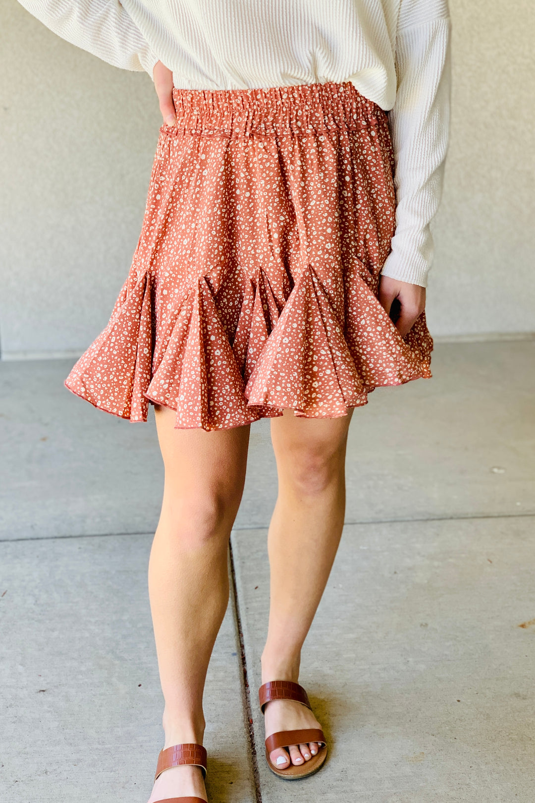 Rosie Tiered Mini Skirt
