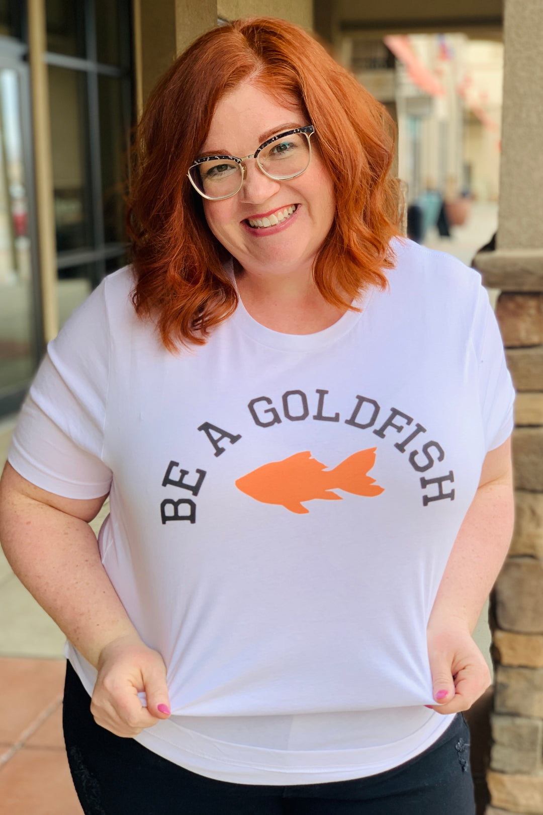 Be a Goldfish Graphic Tee | (Size 2X)